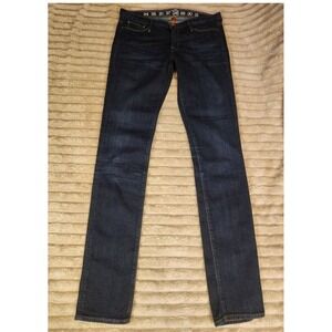 Earnest Sewn Women's Wiltyck Cigarette Leg Jeans‎ Dark Wash Size 28